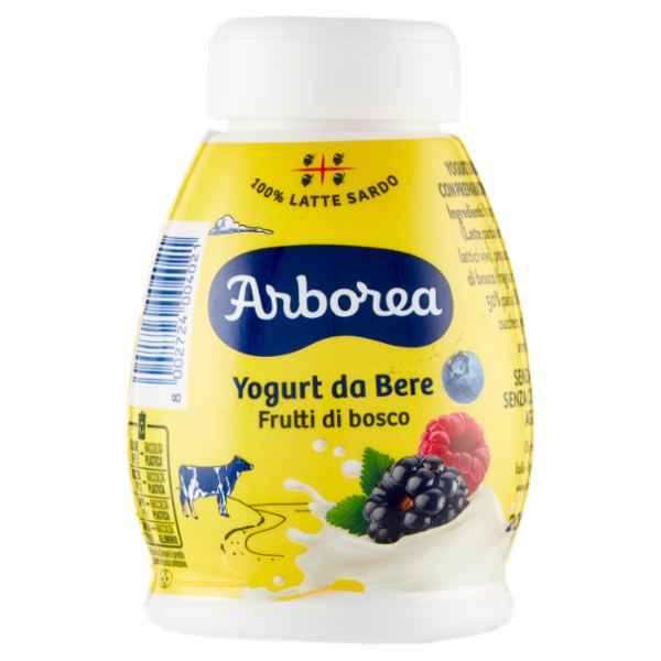 Arborea Yogurt da Bere Frutti di bosco 200 g