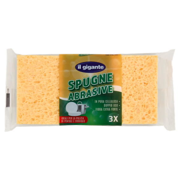 IL GIGANTE Spugne Abrasive 3 pz