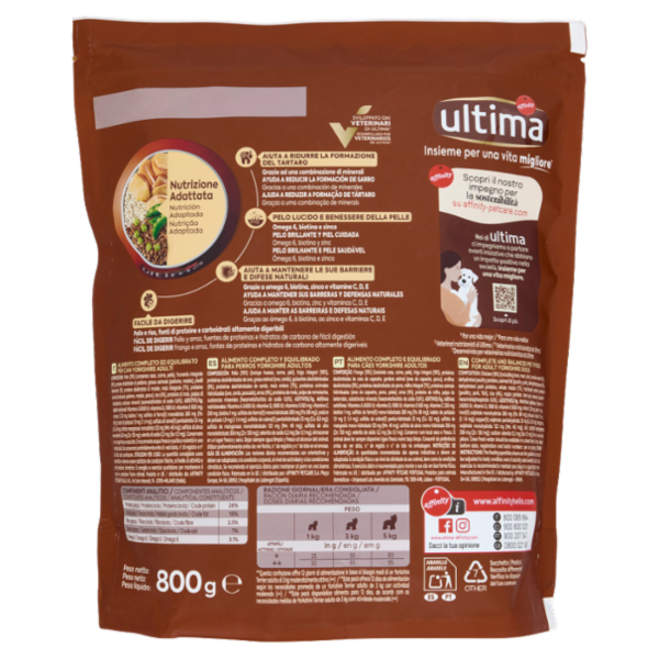 ultima Dog Yorkshire Terrier con Pollo 800 g