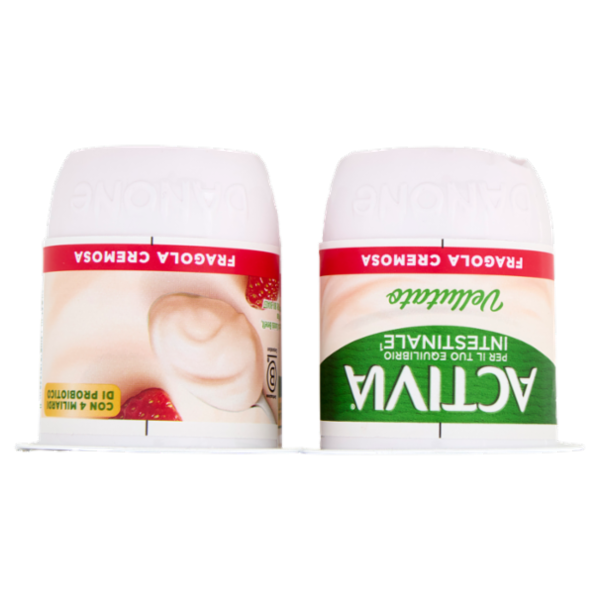 ACTIVIA Yogurt con Probiotico Bifidus, vellutato alla Fragola, 4x125g
