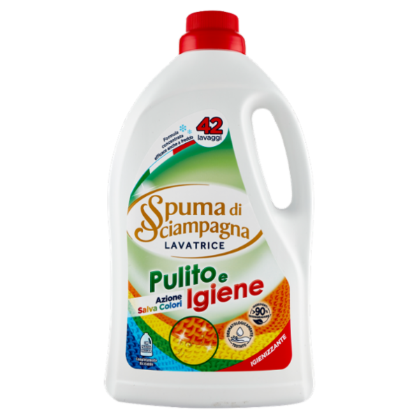 Spuma di Sciampagna Pulito e Igiene Lavatrice Igienizzante 1890 ml