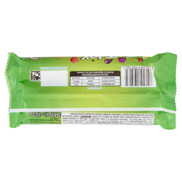 FRUIT JOY Original Caramelle Gommose alla Frutta Assortite 3 Tubi da 41g