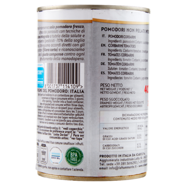 la fiammante Gourmet il Corbarino 400 g