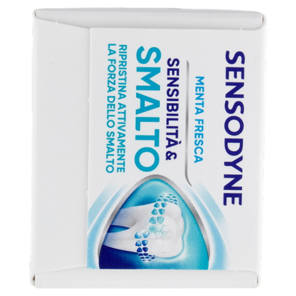 Sensodyne Sensibilità & Smalto, Dentifricio Denti Sensibili, Smalto forte,Gusto menta fresca, 75ml