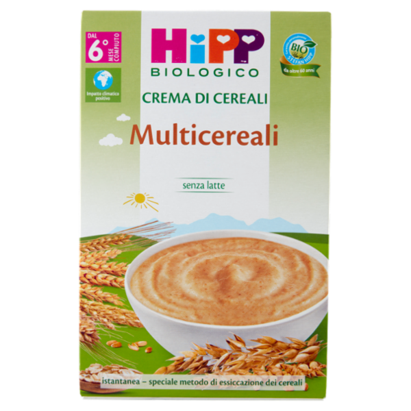 HiPP Biologico Crema di Cereali Multicereali 200 g