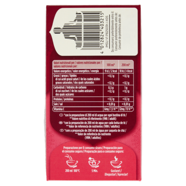 Yogi Tea Difesa Naturale Bio infuso ayurvedico di erbe con echinacea, acerola e sambuco - 34g