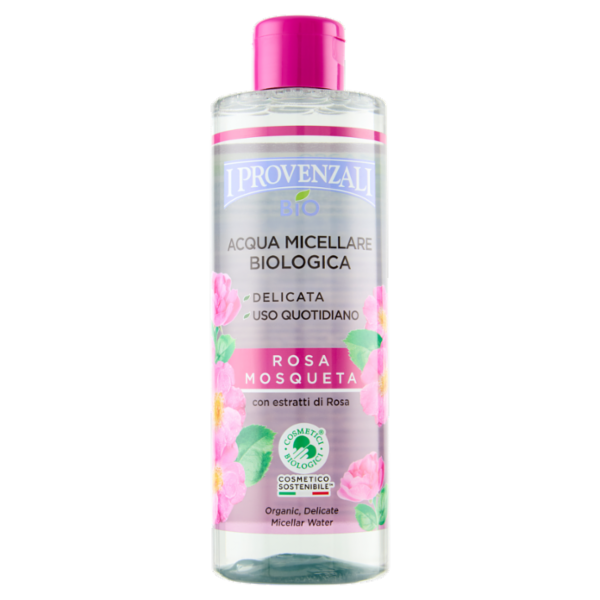 I Provenzali Bio Acqua Micellare Biologica Rosa Mosqueta 400 mL