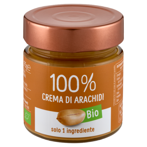 Euro Company 100% Crema di Arachidi Bio 175 g