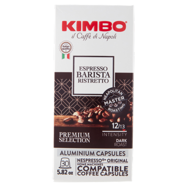 Kimbo Espresso Barista Ristretto Capsule Compatibili con le Macchine Nespresso* 30 x 5,5 g