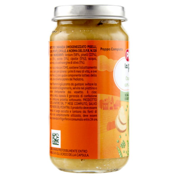 Plasmon la Pappa Crema di Patate con Legumi Verdi 200 g