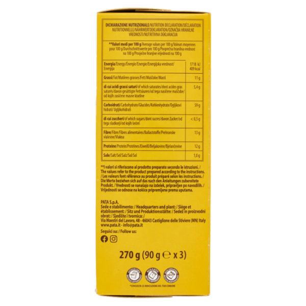 Pata Pop Microwave Butter Taste 3 x 90 g