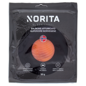 Norita Black Label Salmone Affumicato Superiore Norvegese 50 g