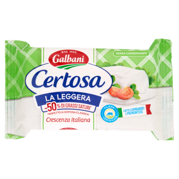 Galbani Certosa la Leggera Crescenza italiana 165 g