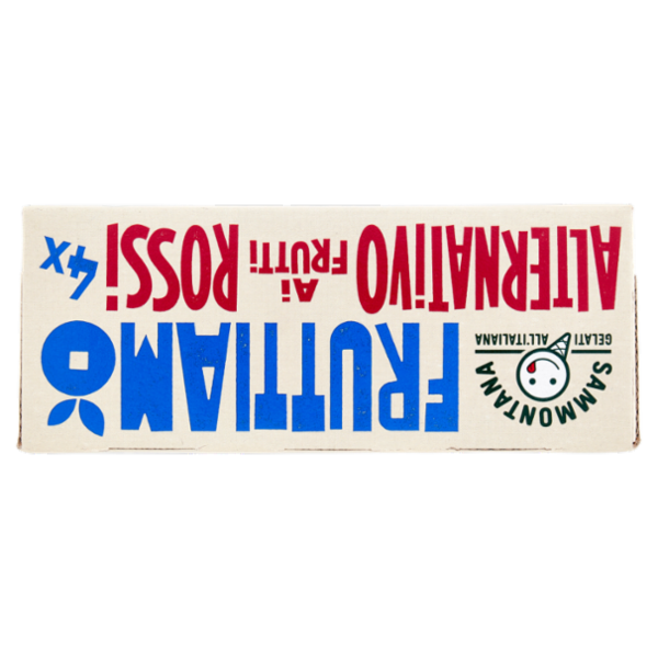 Sammontana Fruttiamo Alternativo ai Frutti Rossi 4 x 70 g