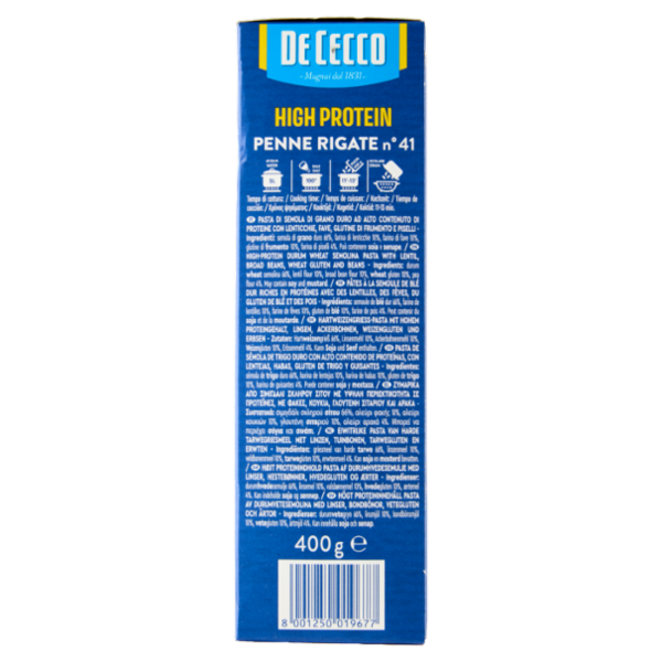 De Cecco High Protein Penne Rigate n° 41 400 g