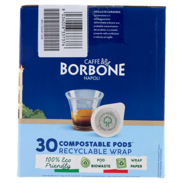 Caffè Borbone Miscela Nobile Cialde Compostabili* 30 x 7,2 g