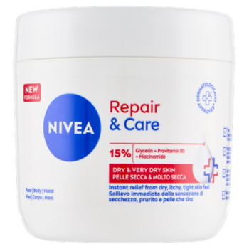 Nivea Repair & Care Viso - Corpo - Mani Pelle Secca & Molto Secca 400 Ml