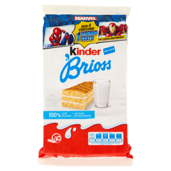 Kinder Brioss con i Super-Eroi Marvel 10 x 27 g