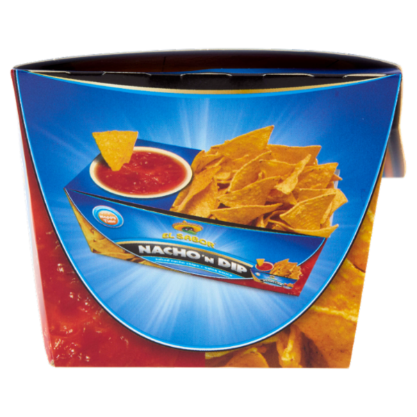 El Sabor Nacho'n Dip salted nacho chips + salsa 175 g
