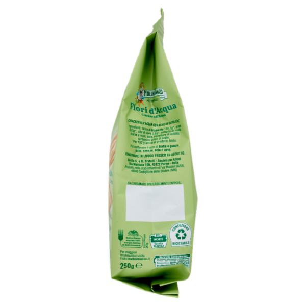 Mulino Bianco Armonia Fiori d'Acqua Cracker Senza Lievito Ricchi di Fibre 250g