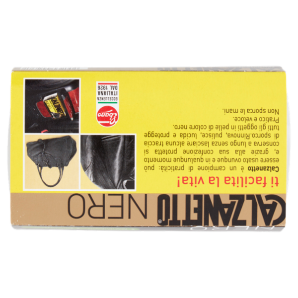 Calzanetto la magica spugna autolucidante Nero