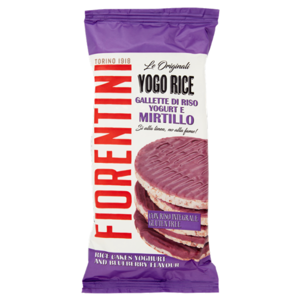 Fiorentini le Originali Yogo Rice Gallette di Riso Yogurt e Mirtillo 100 g