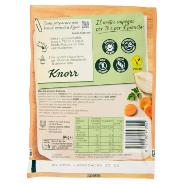 Knorr Minestra Arlecchino 84 g