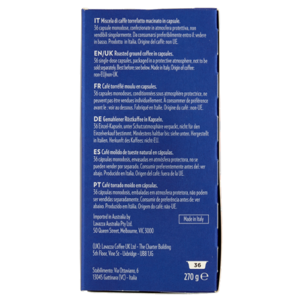 Lavazza A Modo Mio crema e gusto Forte 36 Capsule 270 g