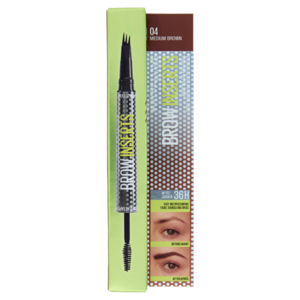 Maybelline New York Brow Inserts 04 Medium Brown