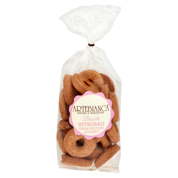 Artebianca Biscotti Integrali Senza Zuccheri Aggiunti 300 g