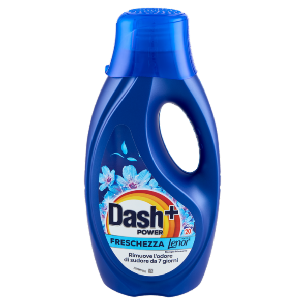 Dash Power Detersivo Liquido Lavatrice + Tocco Lenor Risveglio Primaverile, 20 Lavaggi 900 ml