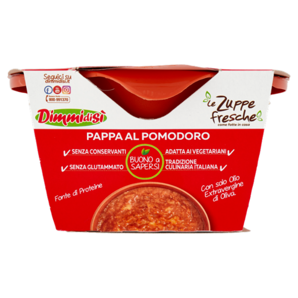 DimmidiSì le Zuppe fresche Pappa al Pomodoro 620 g