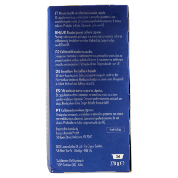 Lavazza A Modo Mio crema e gusto Classico 36 Capsule 270 g