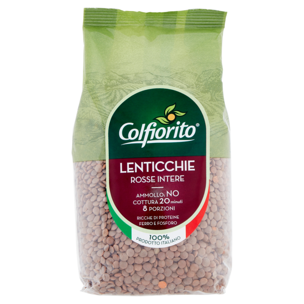 Colfiorito Lenticchie Rosse Intere 400 g