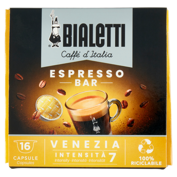 Bialetti Caffè d'Italia Espresso Bar Venezia 16 Capsule 112 g
