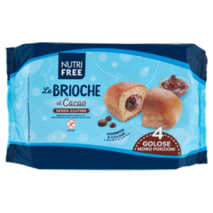 Nutrifree Le Brioche Al Cacao Senza Glutine 4 Mono Porzioni 400 g