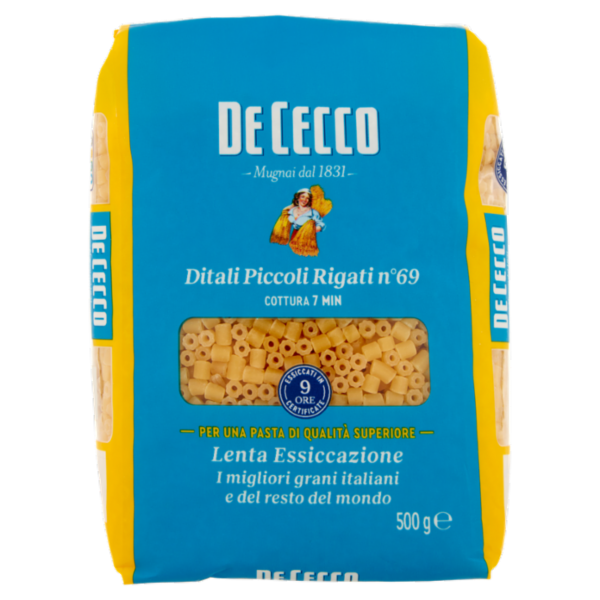 De Cecco Ditali Piccoli Rigati n° 69 500 g