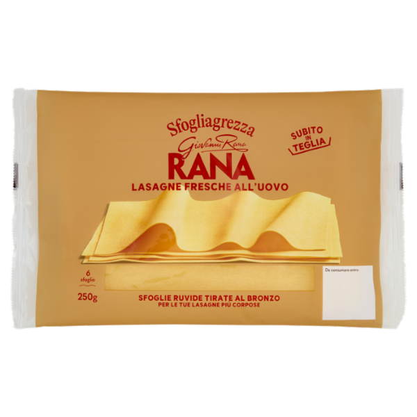 Giovanni Rana Sfogliagrezza Lasagne Fresche all'Uovo 250 g
