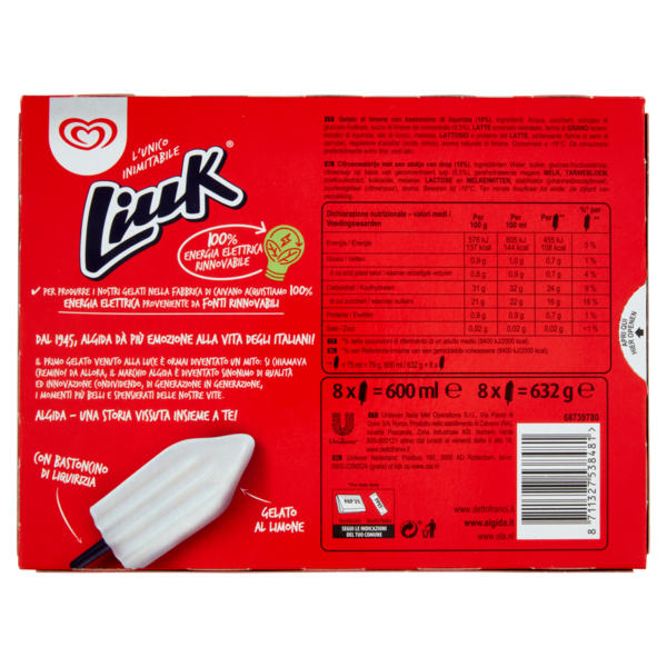 Algida Liuk 8 x 79 g