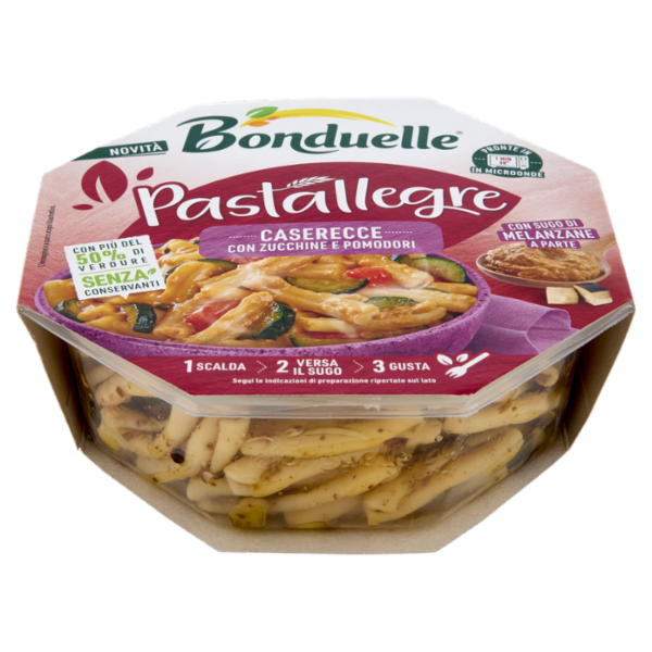 Bonduelle Pastallegre Caserecce con Zucchine e Pomodori 250 g