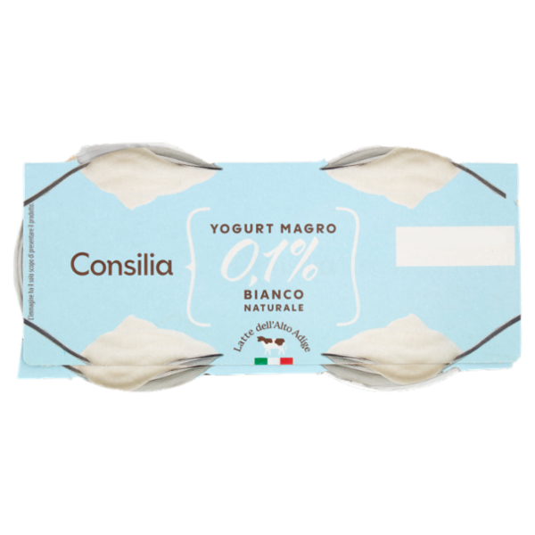 Consilia Yogurt Magro 0,1% Bianco Naturale 2x125 g