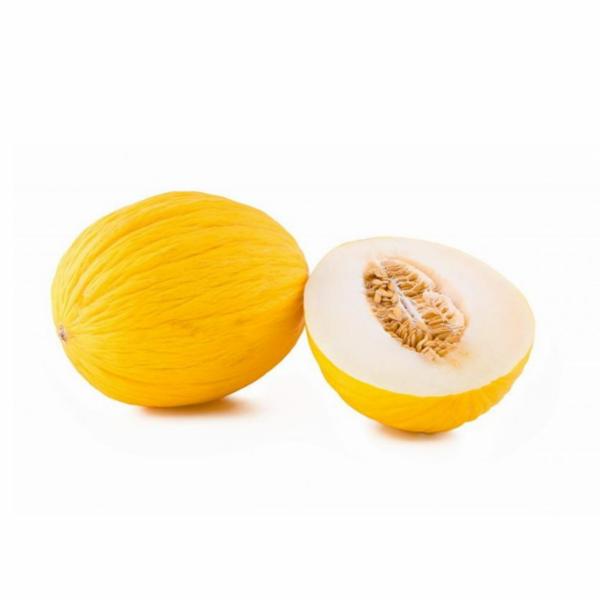 Melone Giallo Tagliato A Meta
