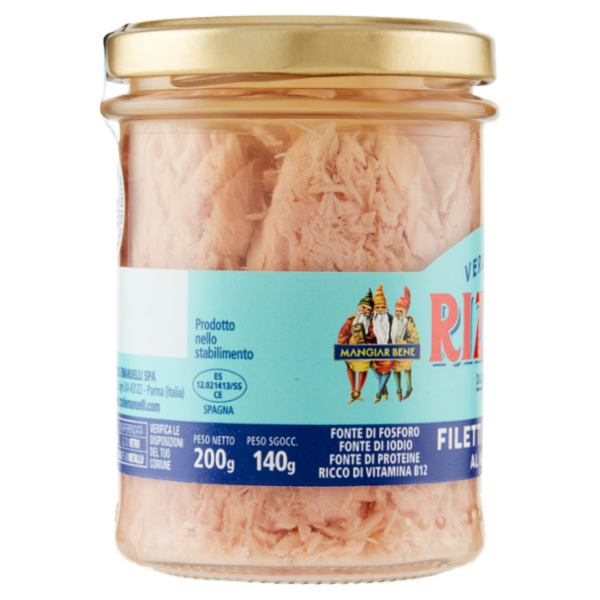 Rizzoli Filetti di Tonno al Naturale 200 g