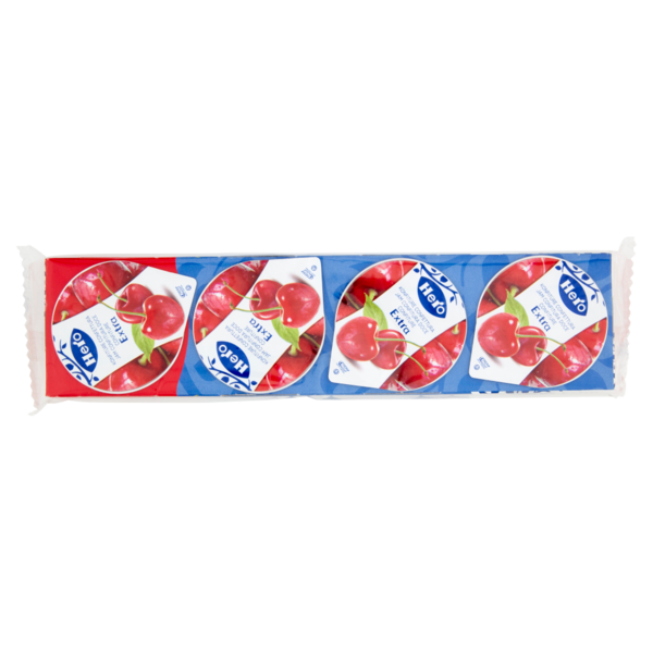 Hero Confettura Extra di Ciliegie Rosse 4 x 25 g