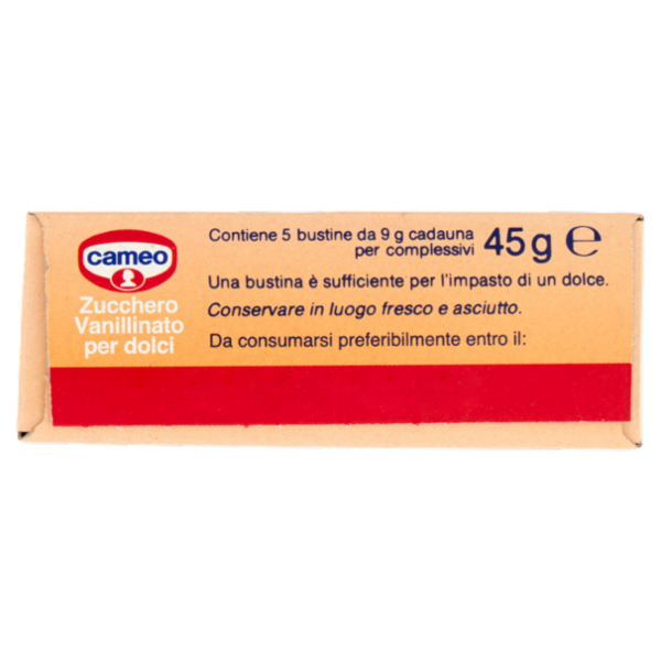 cameo Zucchero Vanillinato 5 x 9 g