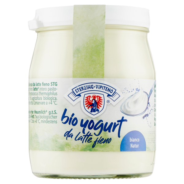 Sterzing Vipiteno bio yogurt da latte fieno bianco 150 g