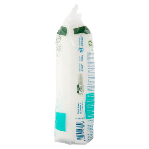 Cotoneve aloe vera e vitamina B5 Dischetti Maxi Ovali 60 pz