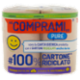 Comprami Pure Carta Igienica #100% Cartone* Riciclato Maxirotoli 4 pz