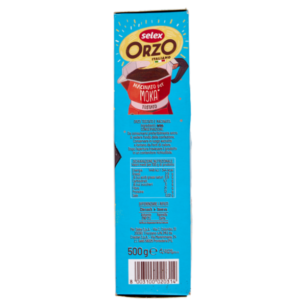 Selex Orzo Macinato e Tostato per Moka 500 g