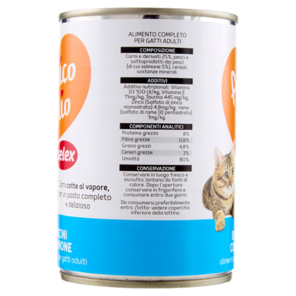 Selex Amico Mio Bocconcini per Gatto con Salmone 405 g